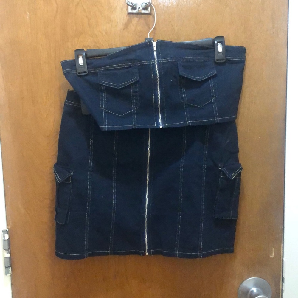 Primi short skirt and bandeau top set